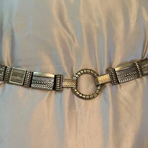 Vintage Silver  Metal Belt Chico’s brand